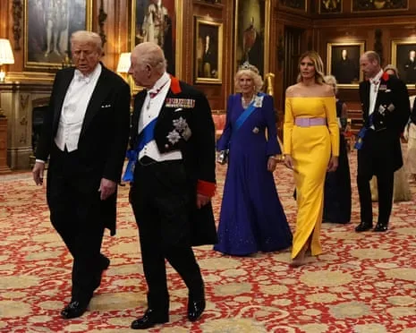 The Royal Family Roll Out Grand Welcome During Demonstrations; Kimmel Pulled From Air Over Kirk Remarks