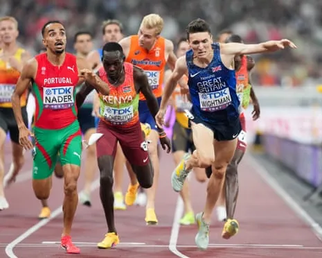 Britain's Jake Wightman Denied Gold as Portuguese Isaac Nader Wins Stunning 1500m Title