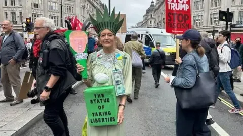 Countless Activists Converge in Downtown London to Challenge President Trump's Second State Visit